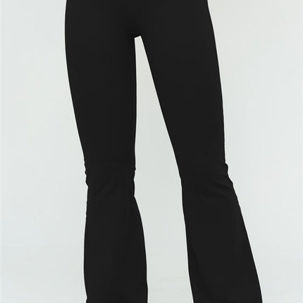 The Lushness V-Back Sports Bra Flared Leggings 2-Piece Set