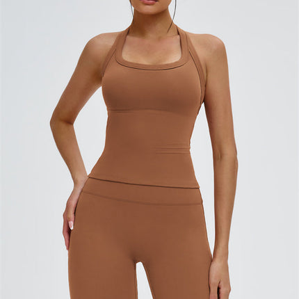 The Slate Y-Back Top