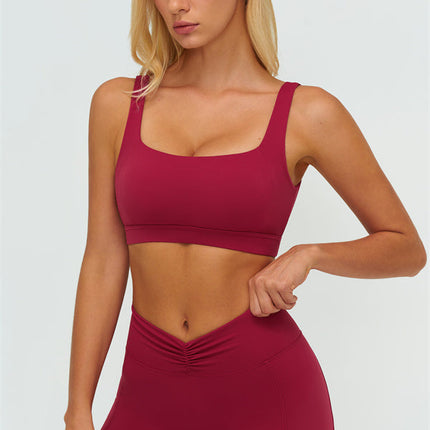 The Lushness V-Back Sports Bra Shorts 2-Piece Set