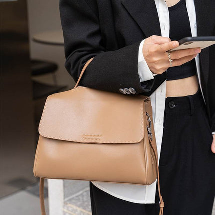 Women Handbag Genuine Leather High Capacity Crossbody Shoulder Bags