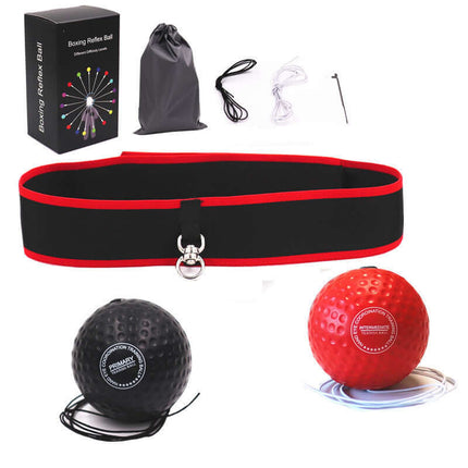 Boxing Reaction Ball Head-mounted Adjustable PU Fitness Equipment