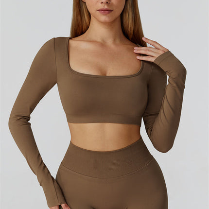 The Reign Long Sleeve Crop Top