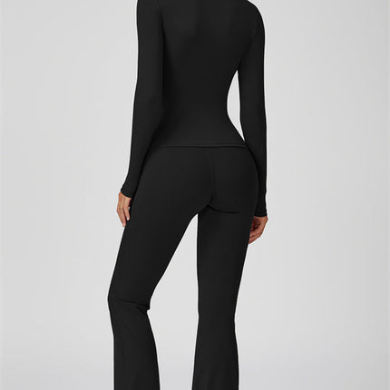 The Oasis Long Sleeve T-shirt Flared Leggings 2-Piece Set