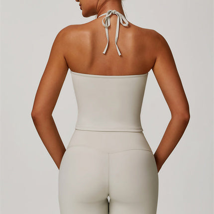 The Surge Halter Crop Top Leggings 2-Piece Set