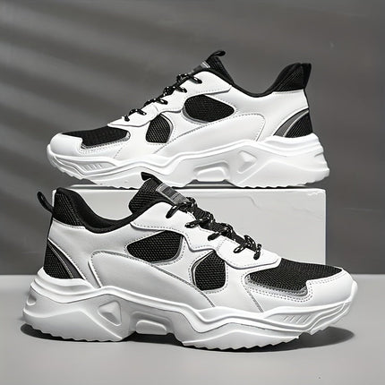 Men's Fashion Platform Sneakers - Casual Athletic Shoes