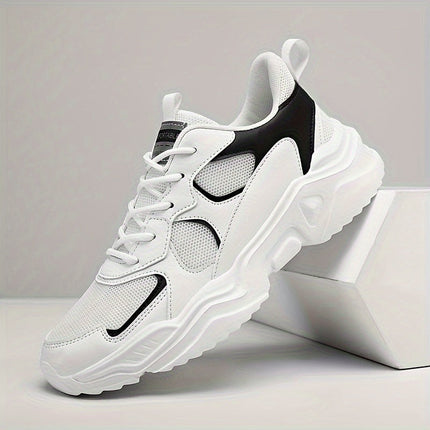 Men's Fashion Platform Sneakers - Casual Athletic Shoes