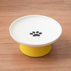 Yellow / Claw print high leg plate