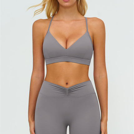 The Lushness Y-Back Sports Bra Flared Leggings 2-Piece Set