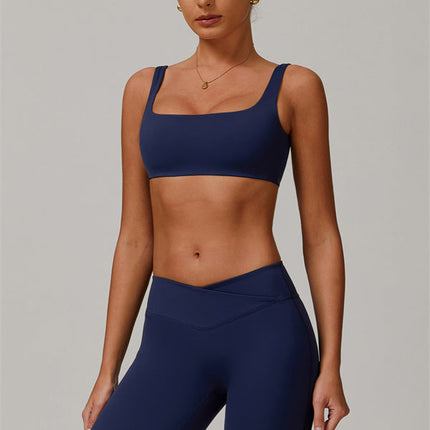 The Halo Sports Bra Flared Leggings 2-Piece Set