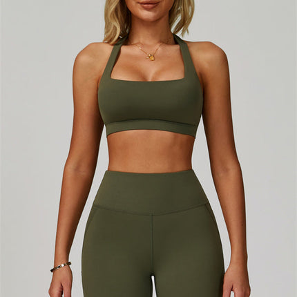 The Bold Halter Sports Bra Leggings 2-Piece Set