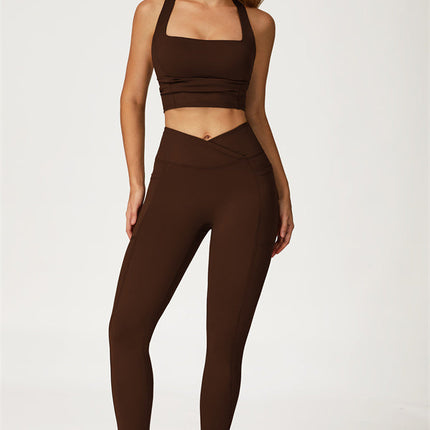 The Glacier Crop Tank Leggings 2-Piece Set