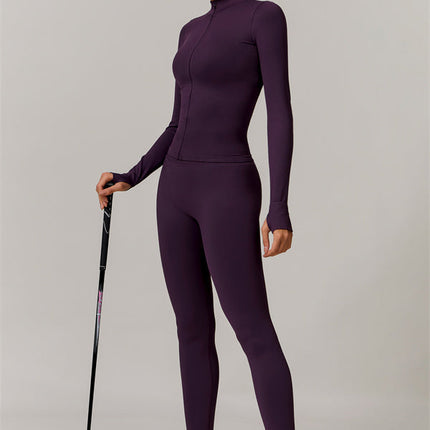 The Nova Luxe Jacket Sports Bra Leggings 3-Piece Set