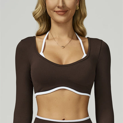 The Prime Line Long Sleeve Crop Top
