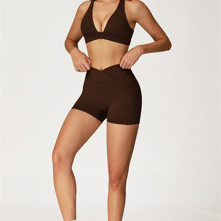 The Glacier Sports Bra Shorts 2-Piece Set