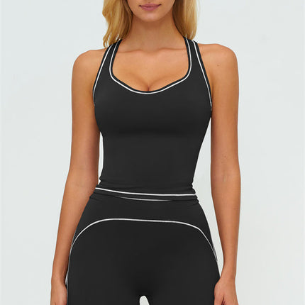 The Amara Crop Top Flared Leggings 2-Piece Set