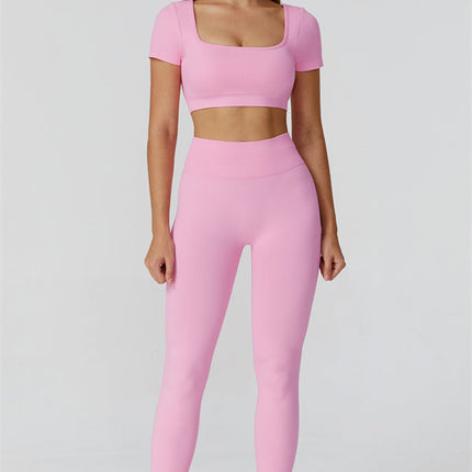 The Reign Crop Top Leggings 2-Piece Set