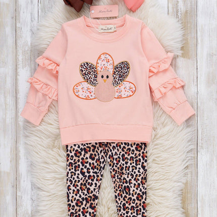 Feathered & Fabulous Ruffle Outfit: XXS(12/18mos)