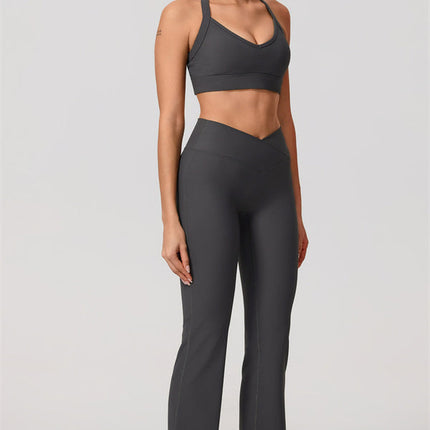 The Daze Sports Bra Flared Leggings 2-Piece Set