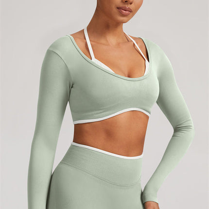 The Elevate New Long Sleeve Crop top