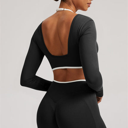 The Elevate New Long Sleeve Crop top