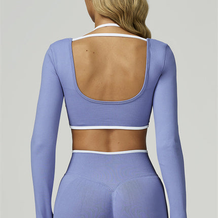 The Prime Line Long Sleeve Crop Top