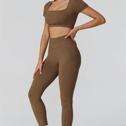 The Reign Crop Top Leggings 2-Piece Set