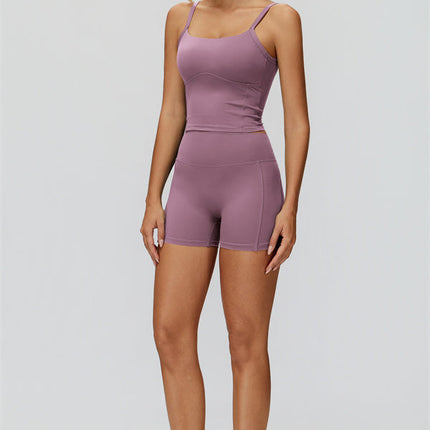 The Fyra Crop Tank Shorts 2-Piece Set