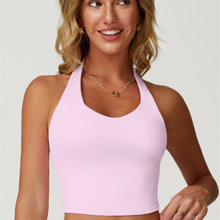 The Boost Halter Crop Top