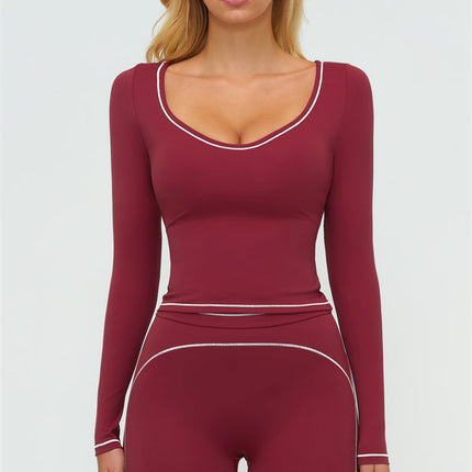 The Amara Long Sleeve T-shirt Flared Leggings 2-Piece Set