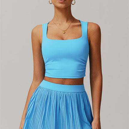 The Balance Crop Top Tennis Skirt 2-Piece Set