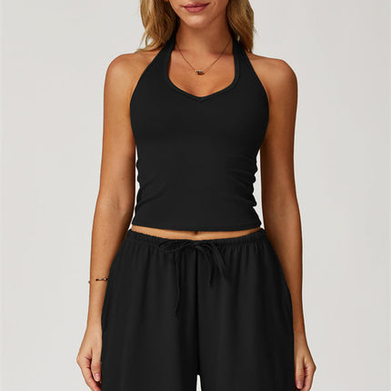 The Sprint Halter Tank Top Sweatpants 2-Piece Set