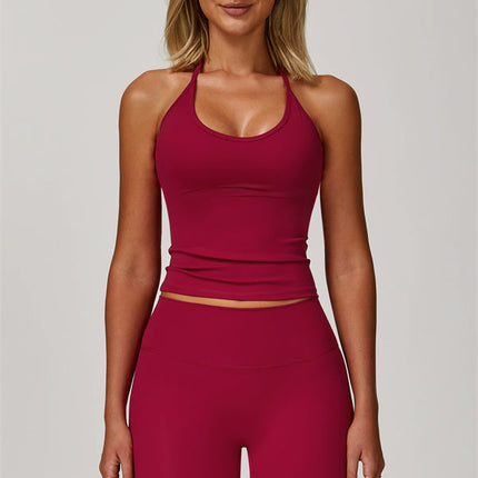 The Surge Halter Crop Top Leggings 2-Piece Set