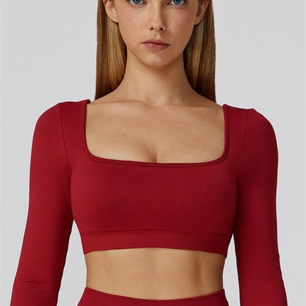 The Reign Long Sleeve Crop Top