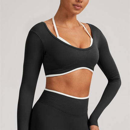 The Elevate New Long Sleeve Crop top