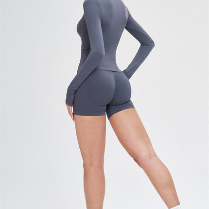 The Whim Long Sleeve T-shirt Shorts 2-Piece Set
