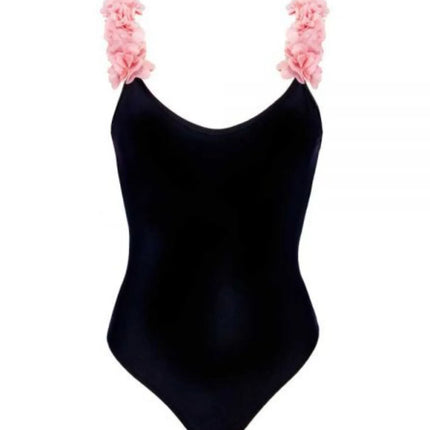 Backless Petal Strap Parent-Child Swimsuit