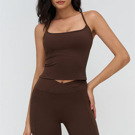 The BoldFit Crop Top Flared Leggings 2-Piece Set