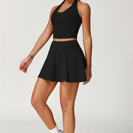 The Boost Halter Crop Top