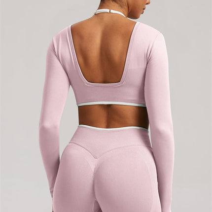 The Elevate Long Sleeve Crop top Leggings 2-Piece Set