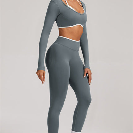 The Elevate Long Sleeve Crop top