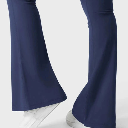 Flare Yoga Pants High Waisted | Flairé™ Flared Leggings with Pockets 30"