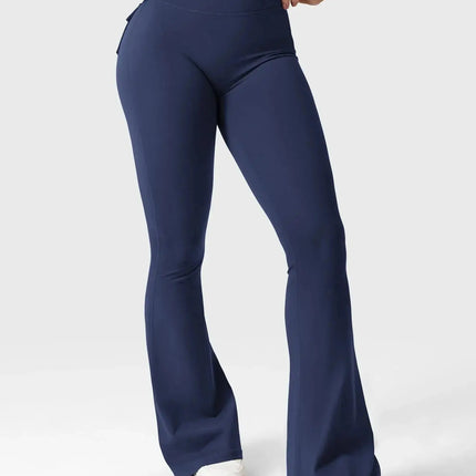 Flare Yoga Pants High Waisted | Flairé™ Flared Leggings with Pockets 30"