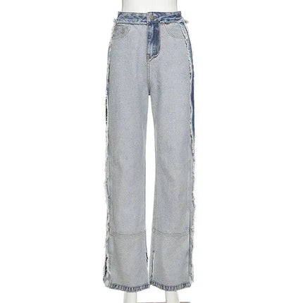 Flairé™ Stacked Jeans Women – High Waist Stretch Denim Bell Bottom Pants