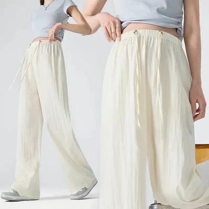 High Waist Wide Leg Pants Women – Relaxed Fit Minimalist Trousers