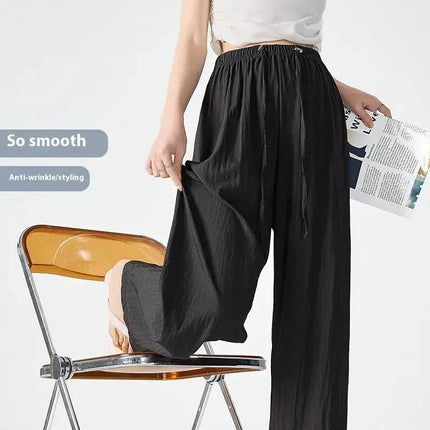 High Waist Wide Leg Pants Women – Relaxed Fit Minimalist Trousers