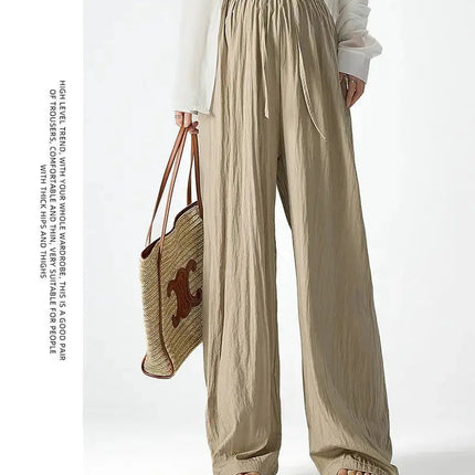 High Waist Wide Leg Pants Women – Relaxed Fit Minimalist Trousers
