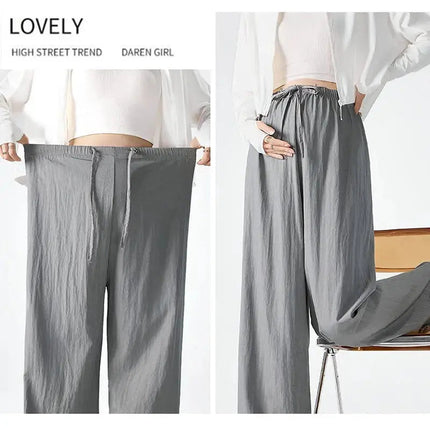 High Waist Wide Leg Pants Women – Relaxed Fit Minimalist Trousers