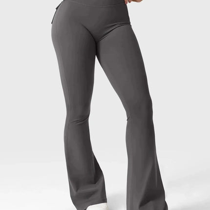 Flare Yoga Pants High Waisted | Flairé™ Flared Leggings with Pockets