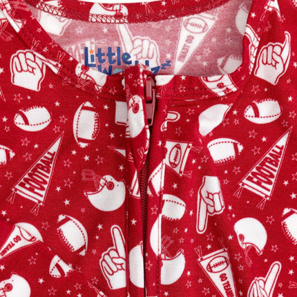 Football Toddler Bamboo Pajama