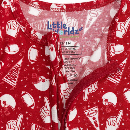 Football Toddler Bamboo Pajama